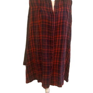 NWT PAPER CRANE FLANNEL‎ SHIRT DRESS